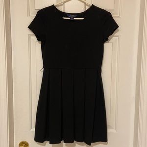 Pleated Polo Dress
